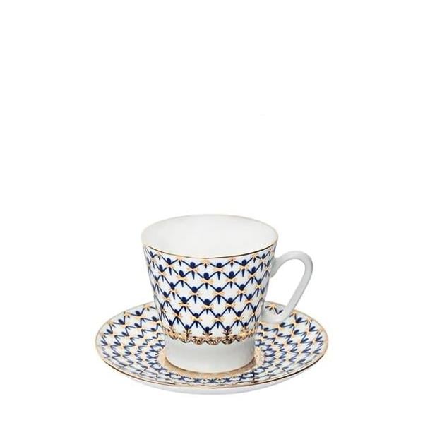 IMPERIAL PORCELAIN Kahve Fincanı 80 ml Cobalt net Mavi