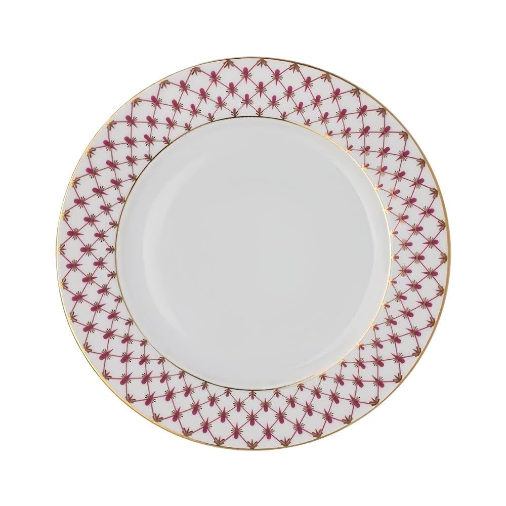 IMPERIAL PORCELAIN Dessert Plate 21.5 cm Net-blues2 Pink