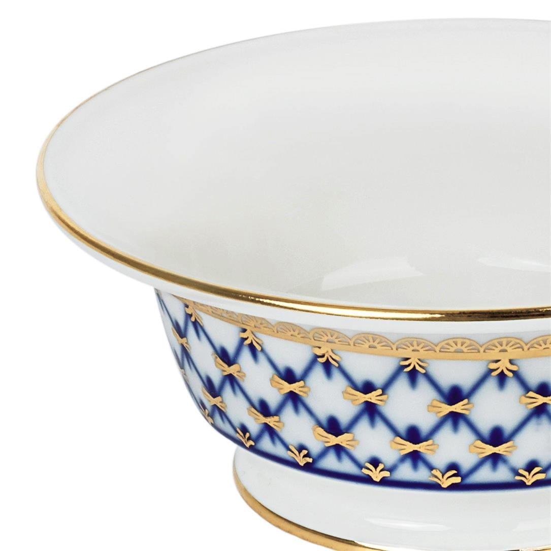 IMPERIAL PORCELAIN Salata Kasesi 280 ml Cobalt net Mavi