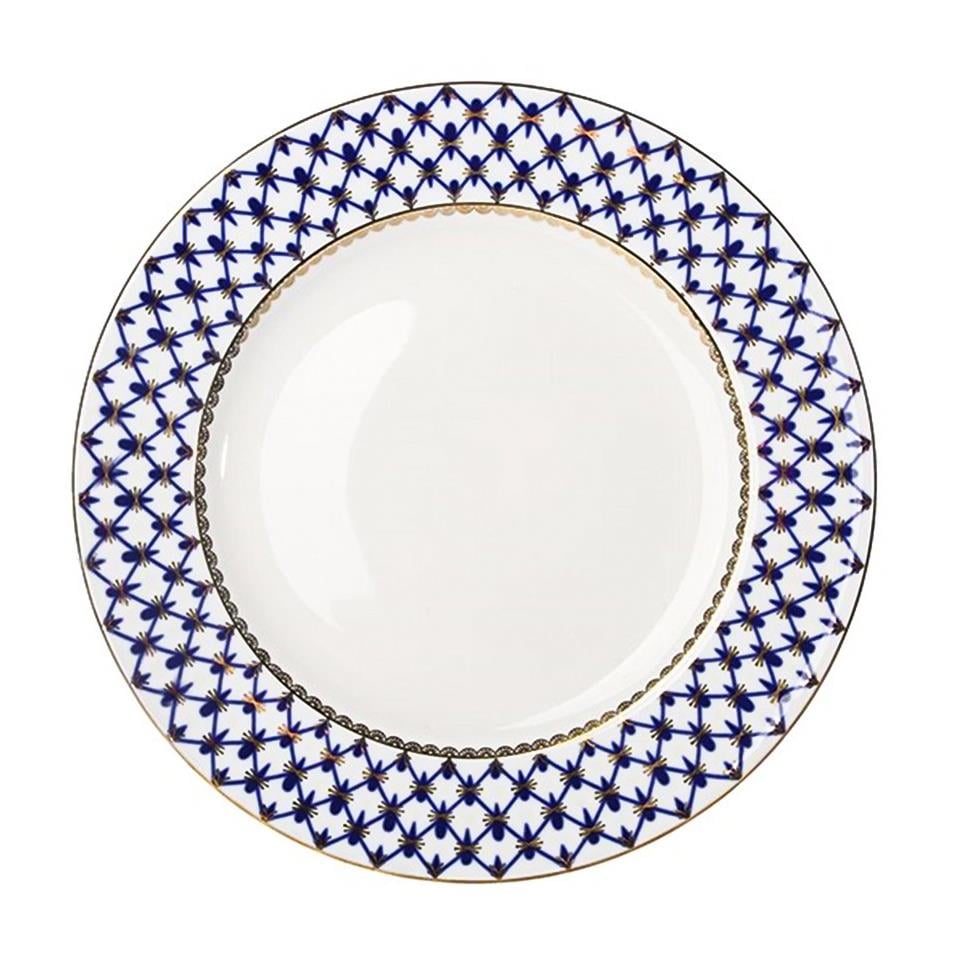 IMPERIAL PORCELAIN SERVİS TABAĞI 30 cm Genç Cobalt Net Mavi 