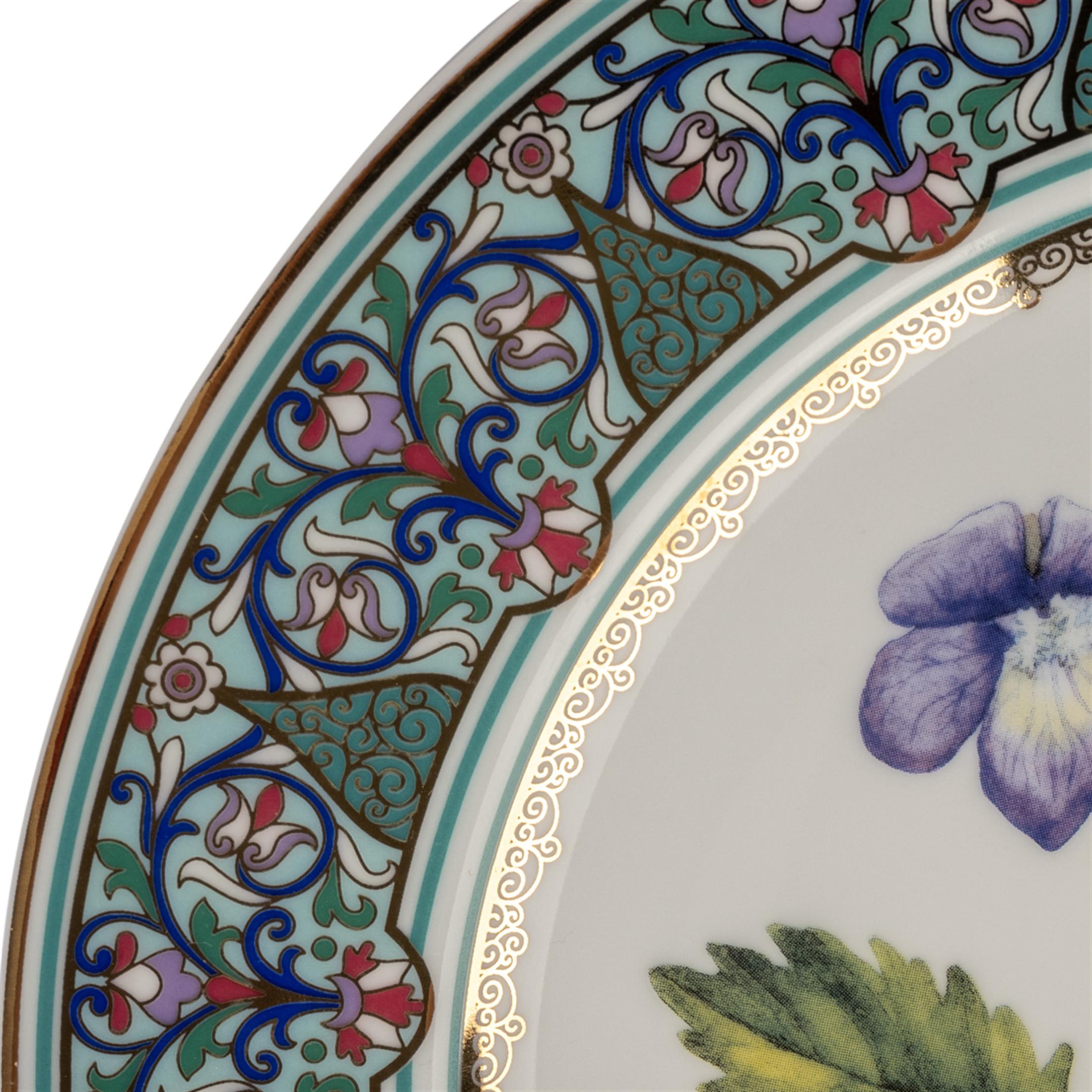 IMPERIAL PORCELAIN Dinner Service Plate 27 cm Incised Violet