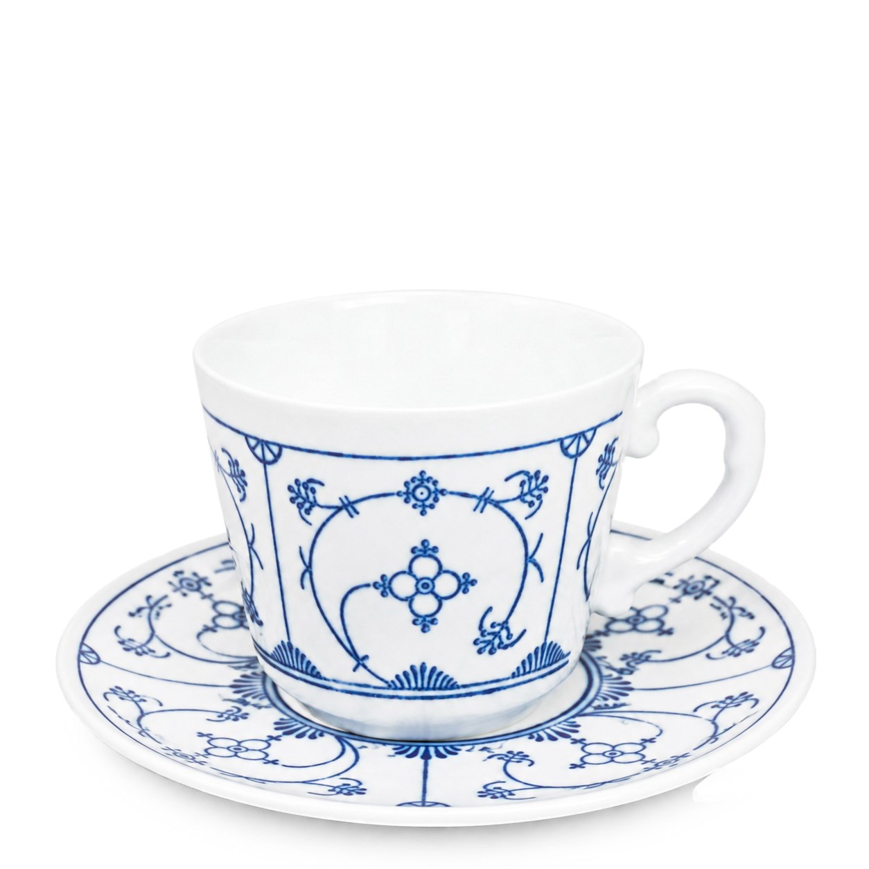 KAHLA Mavi Saks Kahve Bardağı 180ml & Kahve Tabağı 15cm