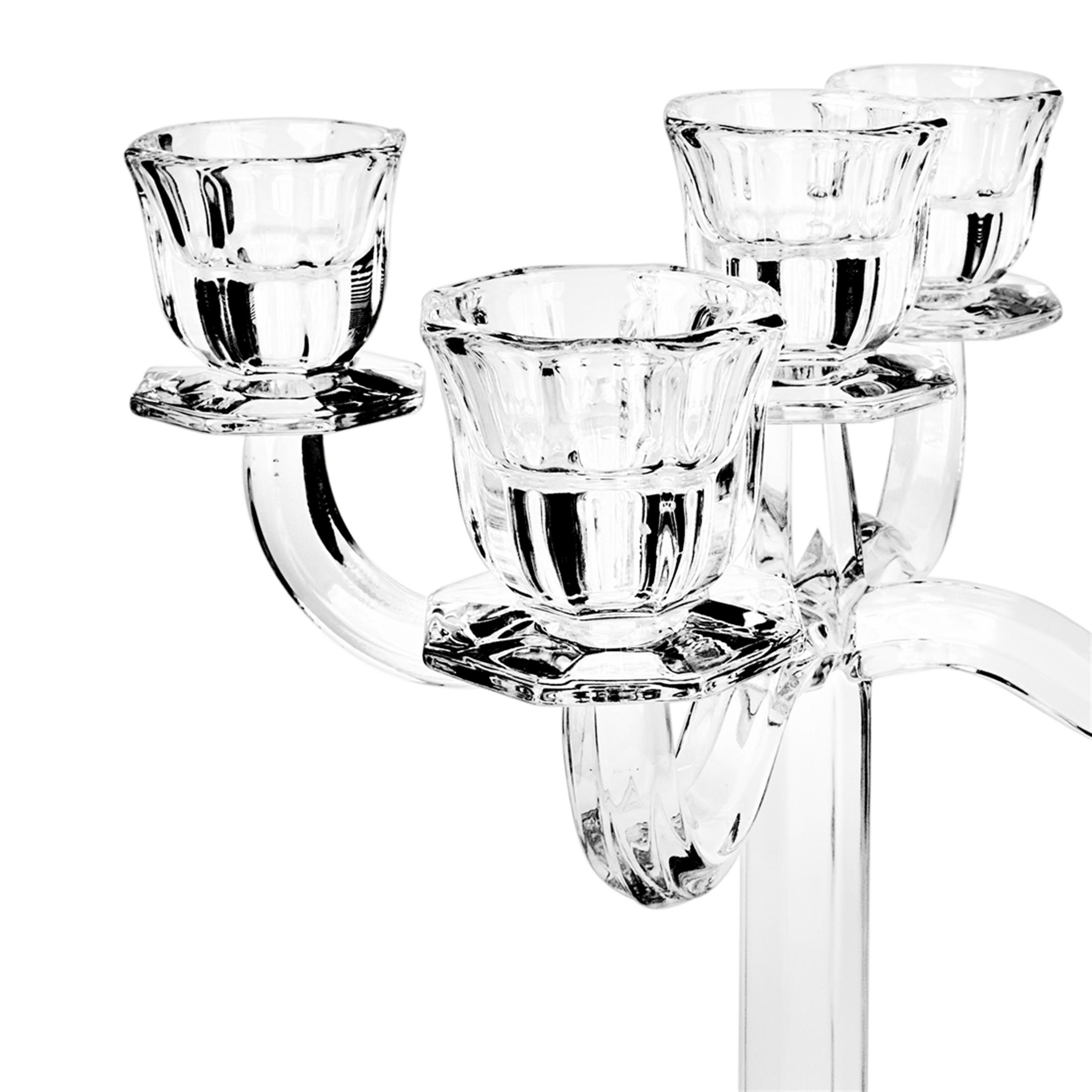 NACHTMANN Ayaklı 5 Kollu Şamdan Tekli Ravello Şeffaf