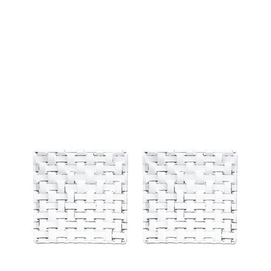 NACHTMANN Square Plate 14cm Set of 2 Bossa Nova Transparent