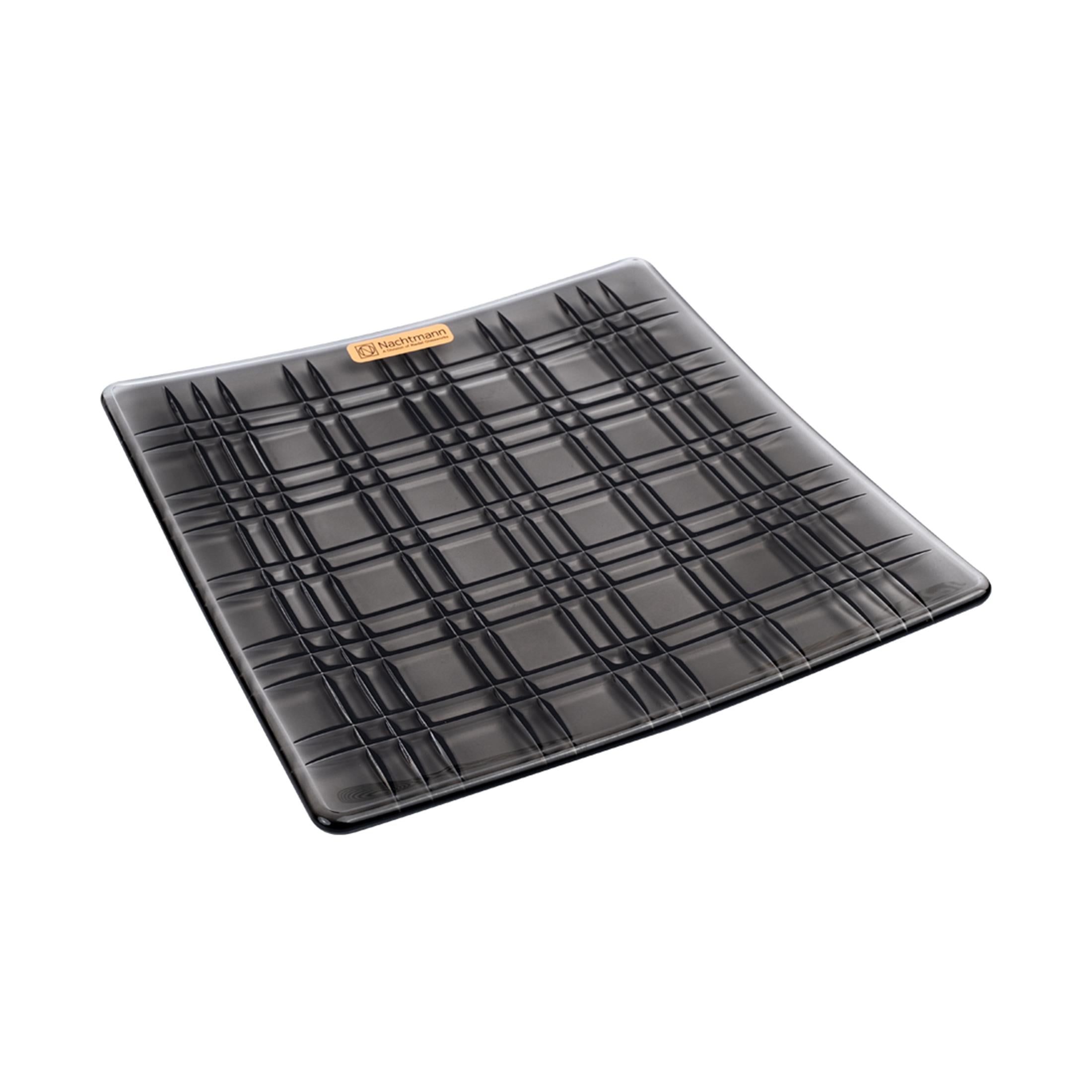 NACHTMANN Kare Tabak 21cm 2li Set Smoke Square Füme