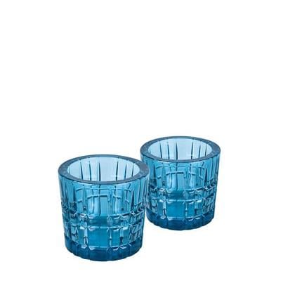 NACHTMANN Mumluk T-Light Blue Çiftli Square