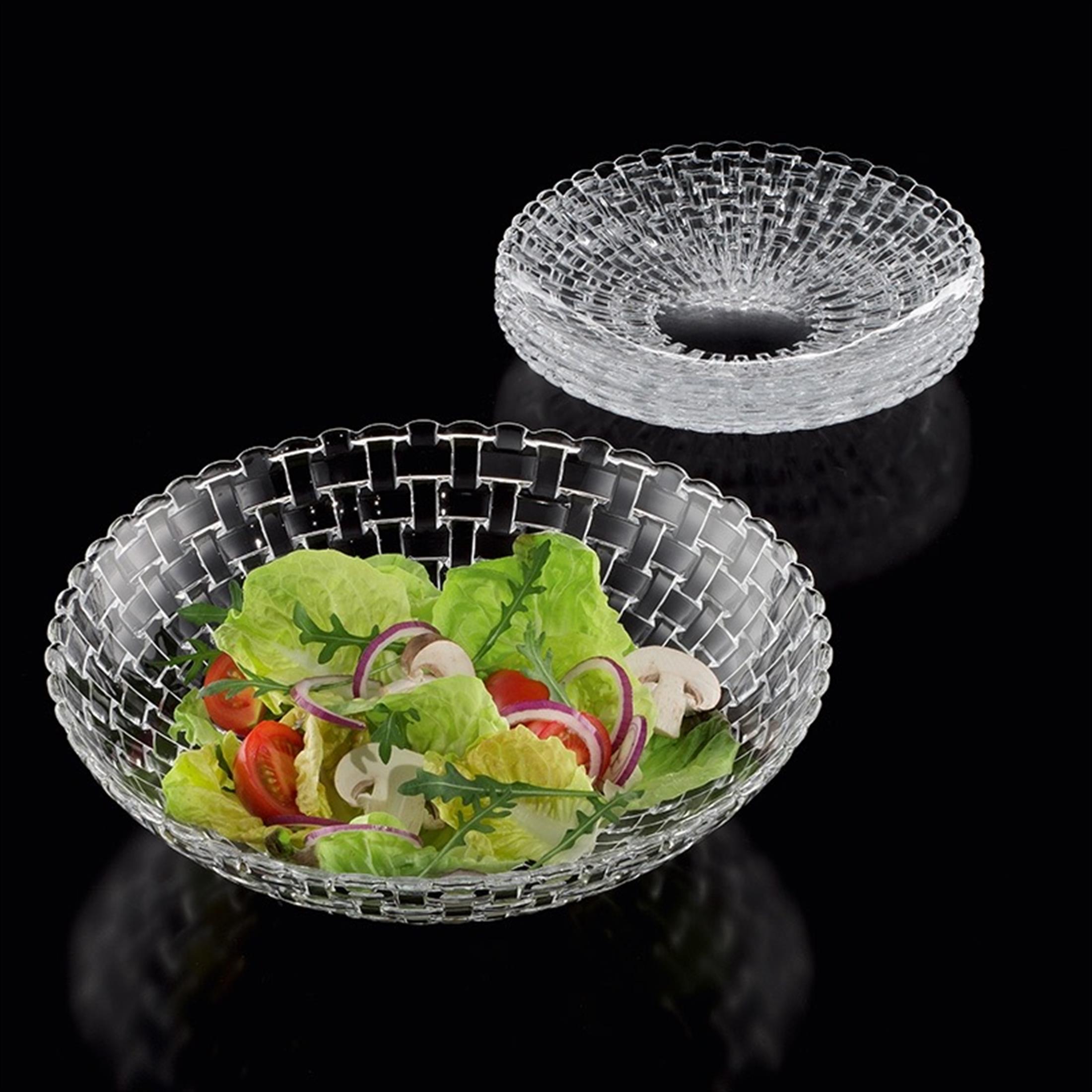 NACHTMANN Salad Bowl Set Set of 5 Bossa Nova Transparent