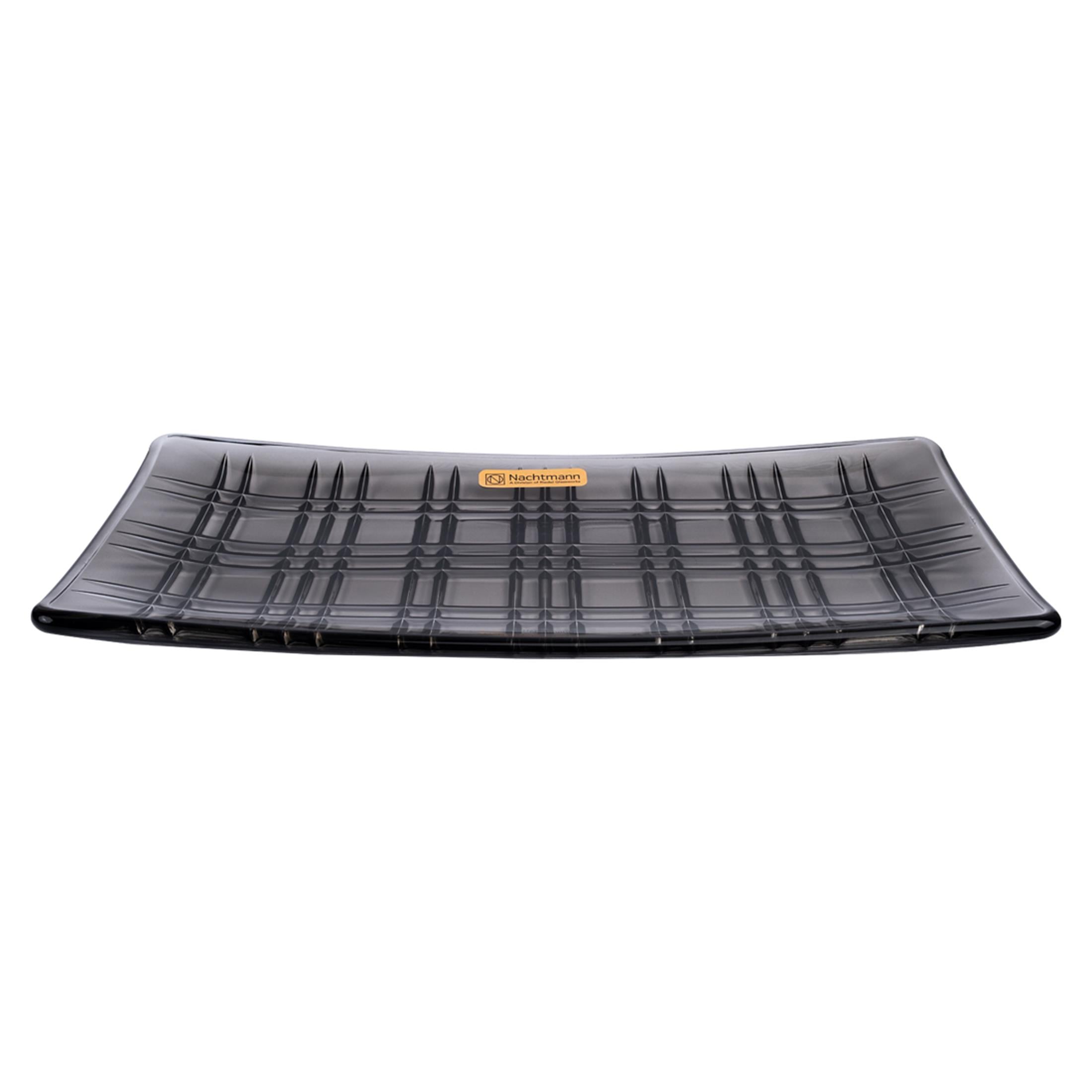 NACHTMANN Servis Tabağı Dikdörtgen 28cm Tekli Square Füme
