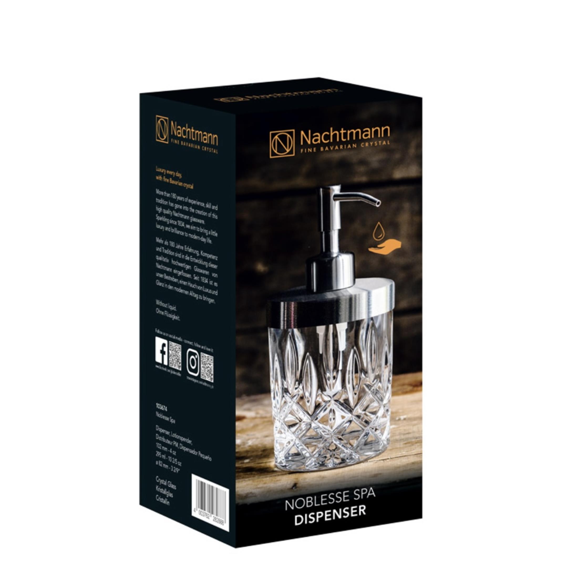 NACHTMANN Liquid Soap Dispenser Single Noblesse Transparent