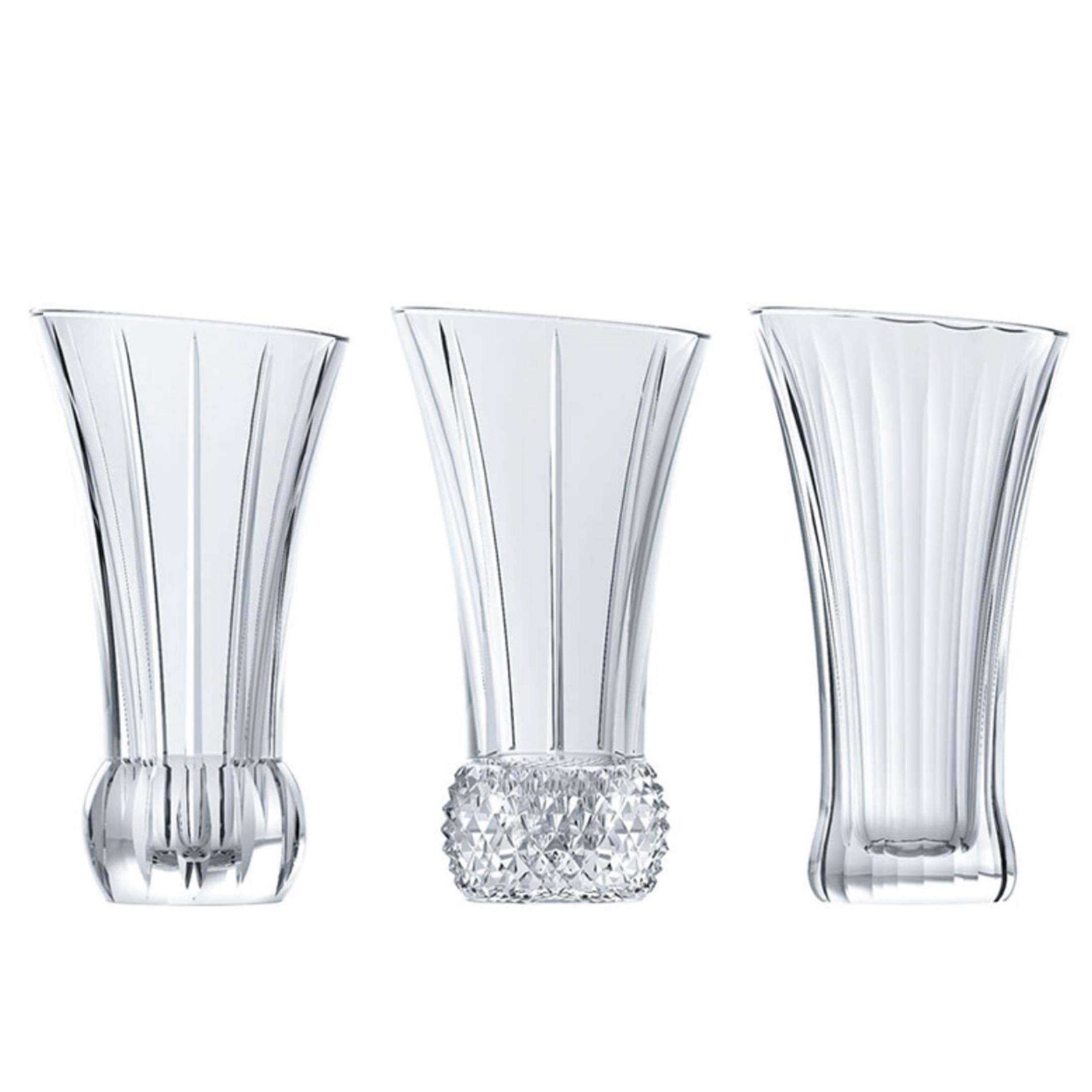 NACHTMANN Vase 13.5 cm Set of 3 Spring Transparent
