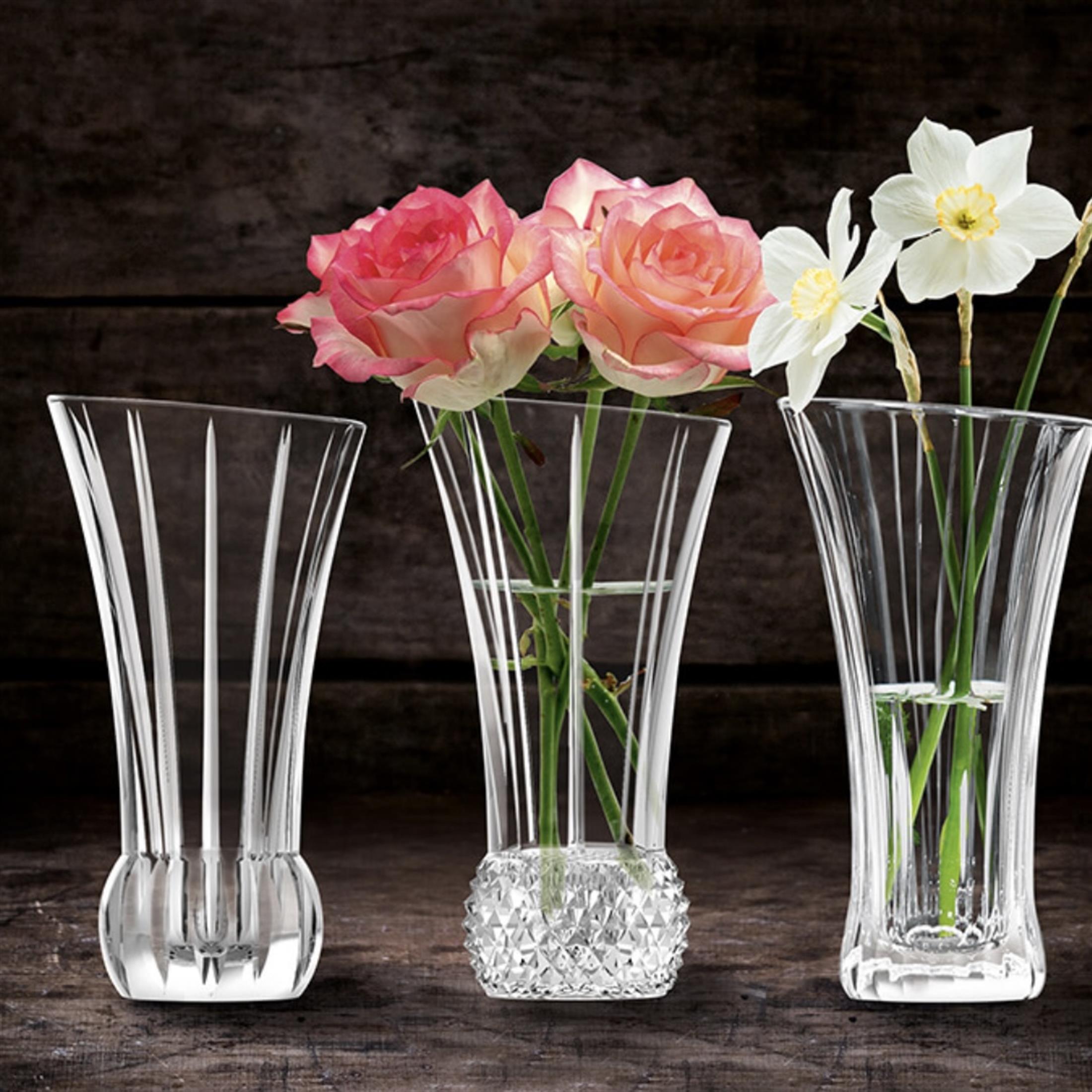 NACHTMANN Vase 13.5 cm Set of 3 Spring Transparent