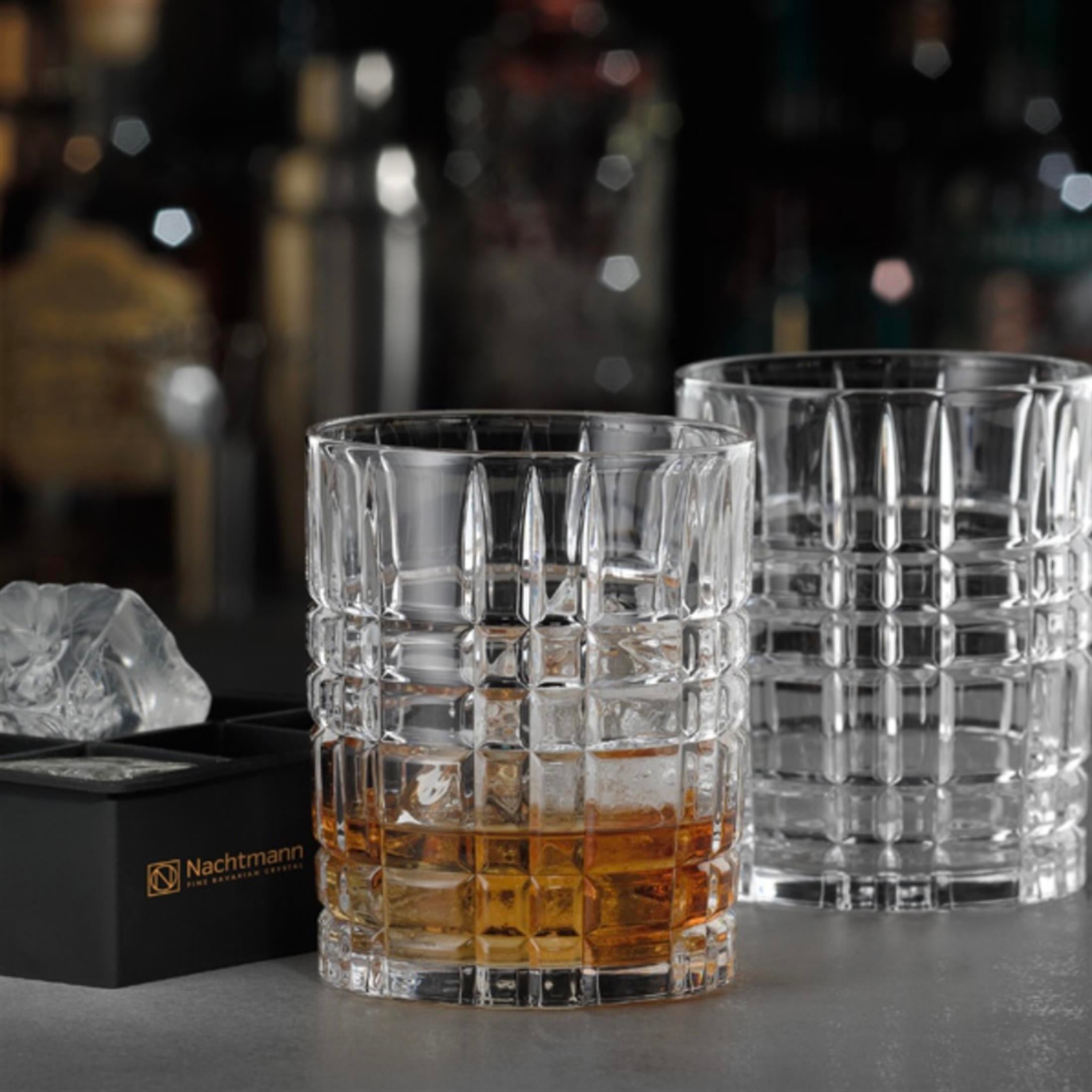 NACHTMANN Viski Bardağı Tekli Square Şeffaf