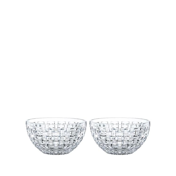 NACTMANN Round Bowl 15 cm Set of 2 Bossa Nova Transparent