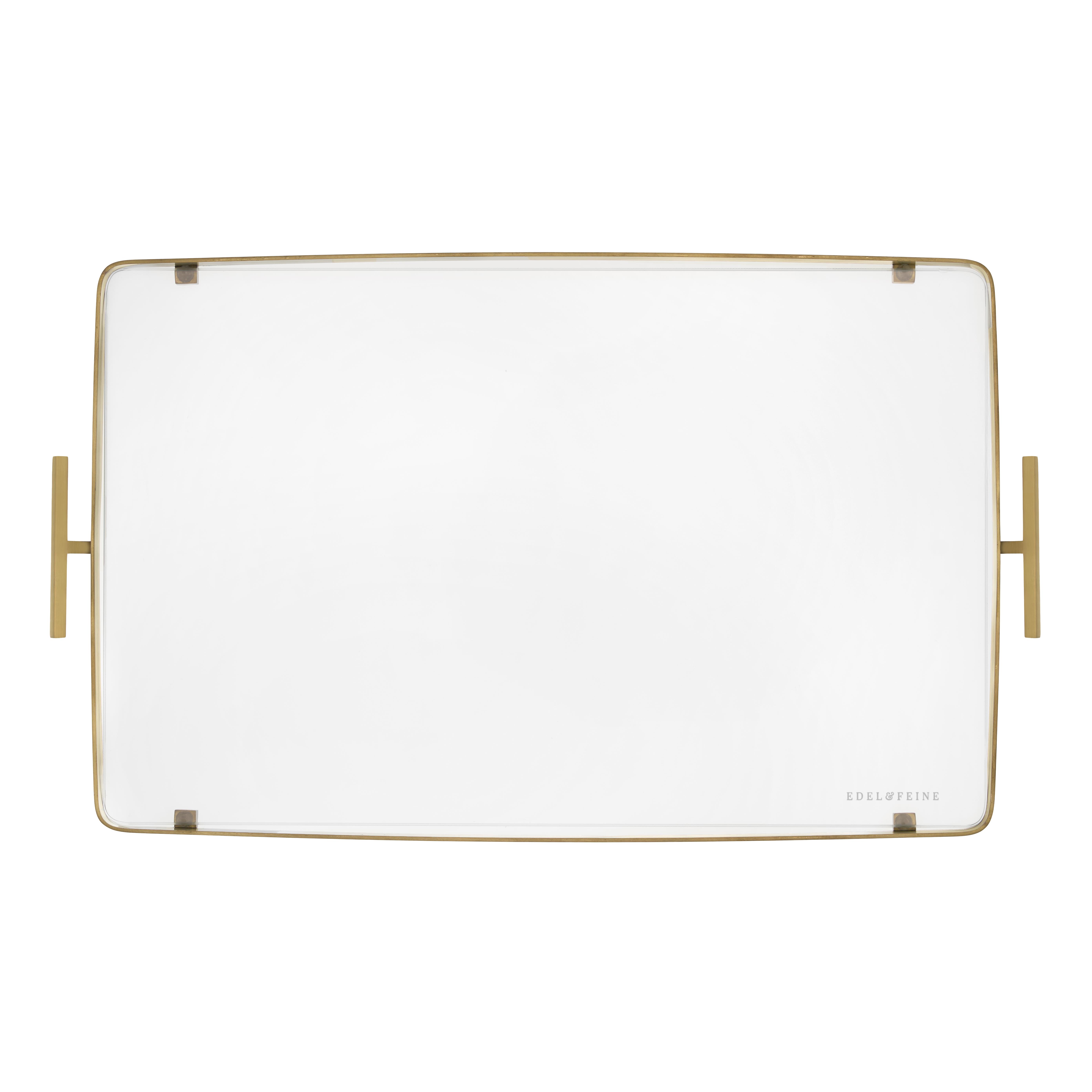 Rêve De Cristal 39 cm Gold Tepsi
