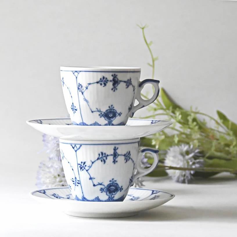 ROYAL COPENHAGEN Kahve Fincanı 160 ml Blue Fluted Plain