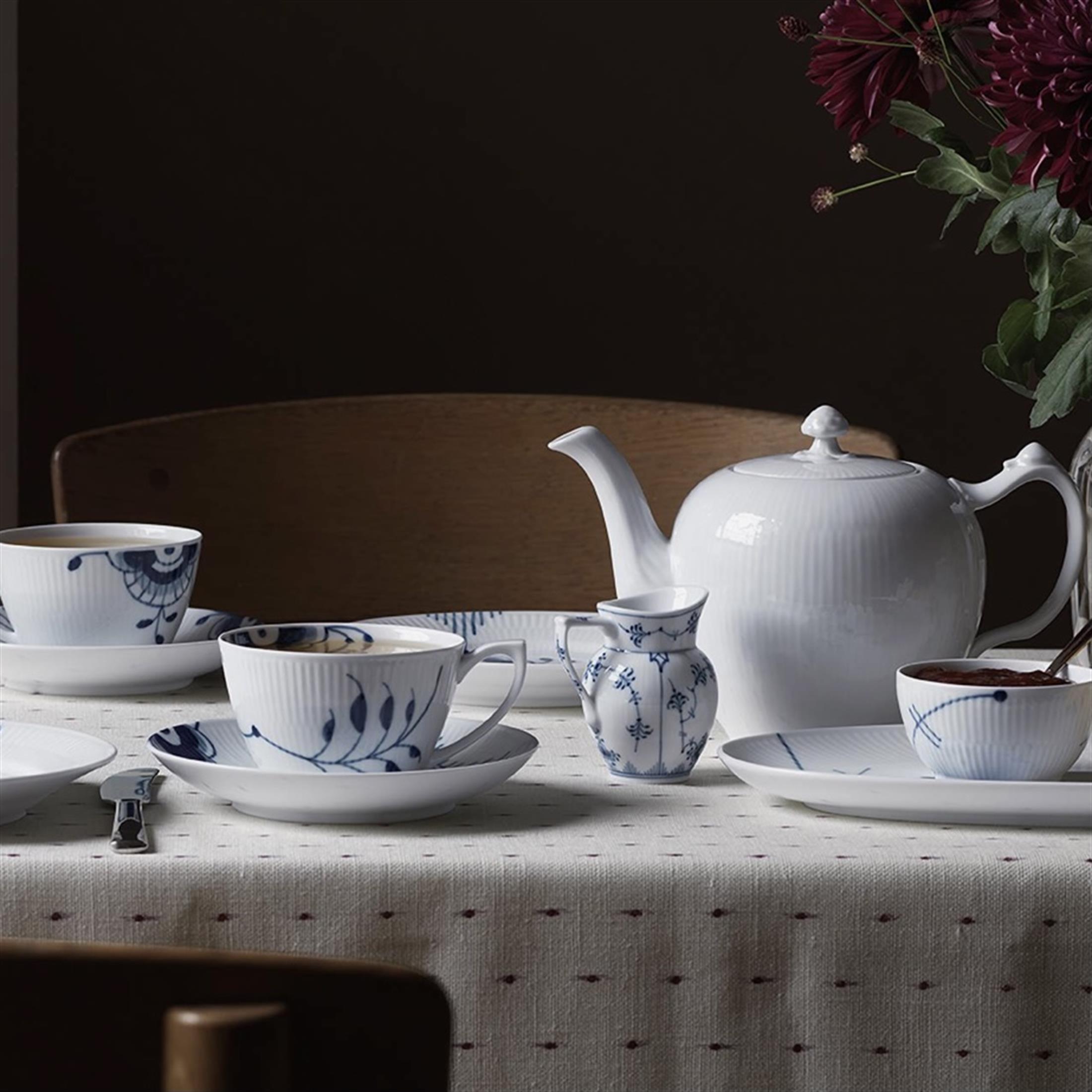 ROYAL COPENHAGEN Sosluk 80 ml Blue Fluted Plain