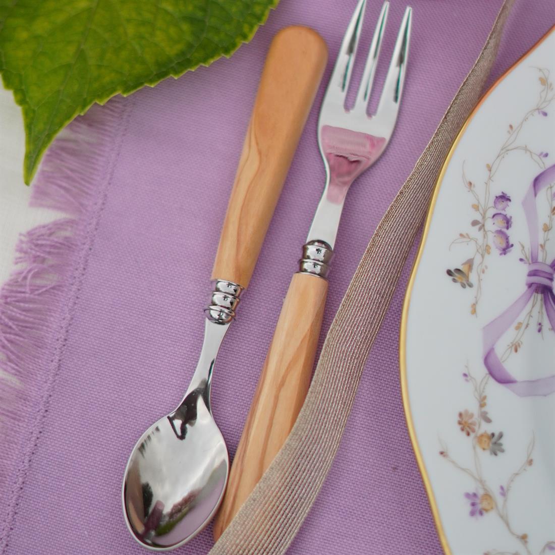 CAPDECO Küçük Tatlı Çatalı HELIOS Zeytin Ağacı