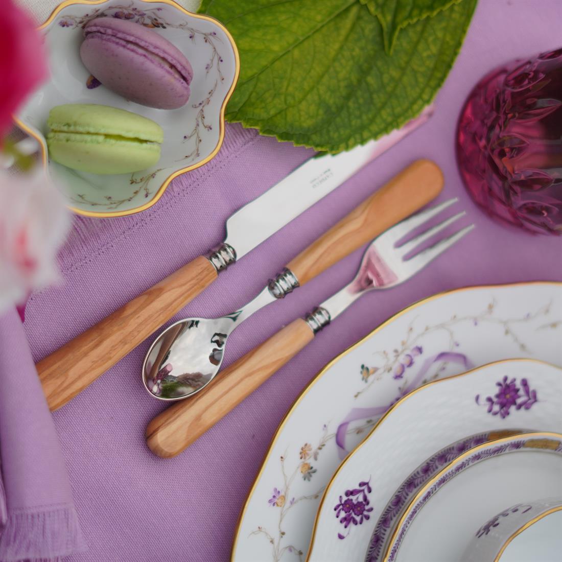 CAPDECO Küçük Tatlı Çatalı HELIOS Zeytin Ağacı