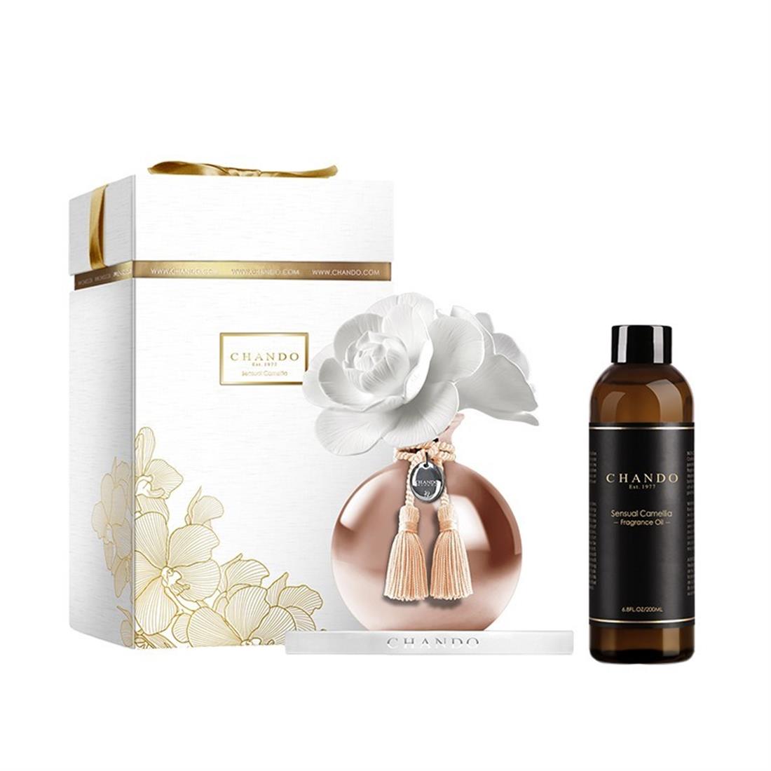 CHANDO Oda Kokusu Yuvarlak Şişe Rose