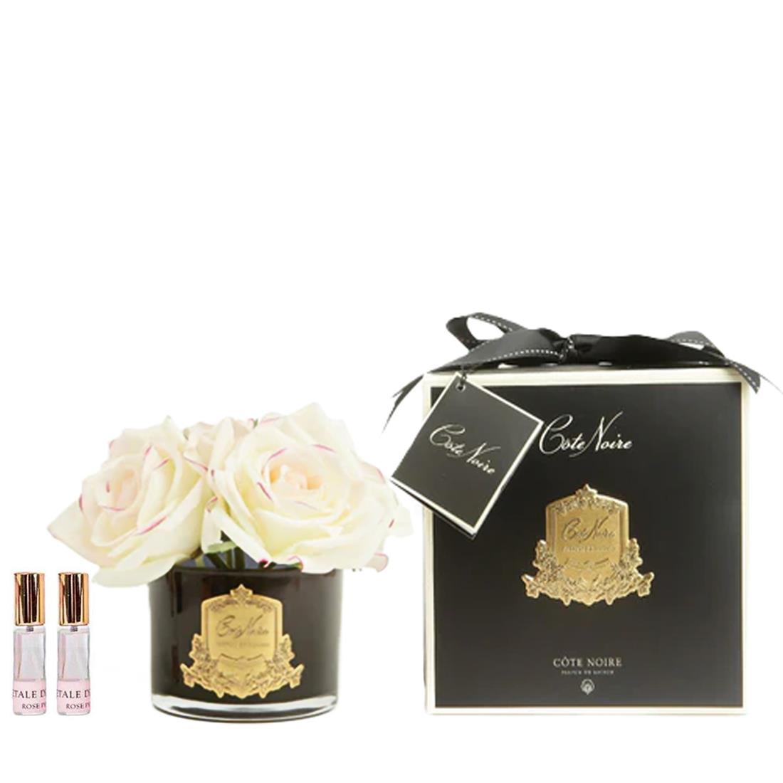 COTE NOIRE 5 Beyaz Güllü Pembe Çizgili Gold Koku