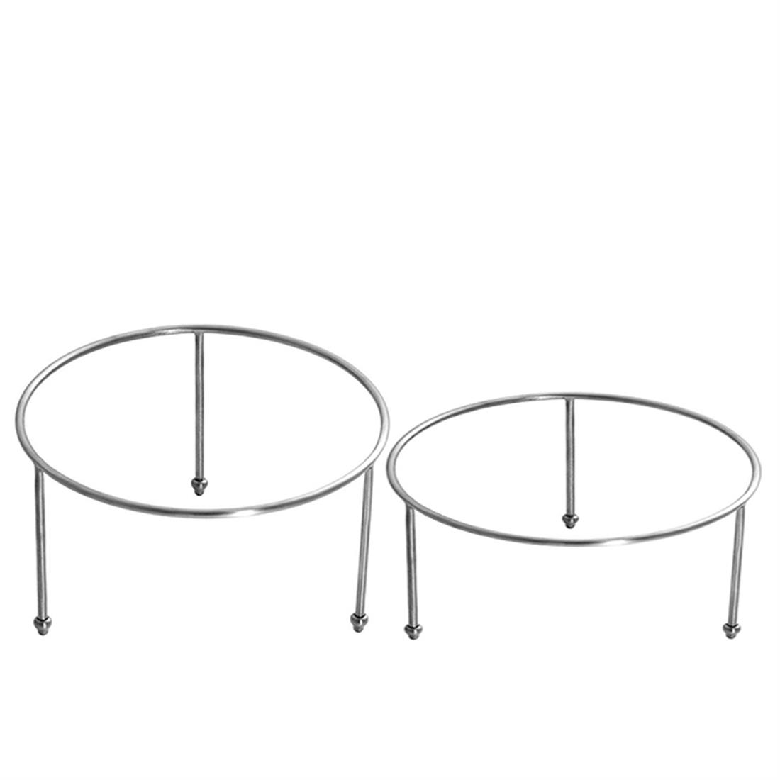 EDEL&FEINE Tabak Sunum Standları 10cm ve 7cm Silver Pirinç