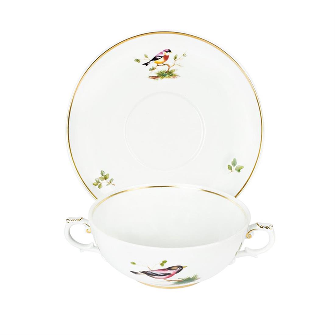 FURSTENBERG Çorba Kasesi & Tabağı 17,5cm BANDOLINO