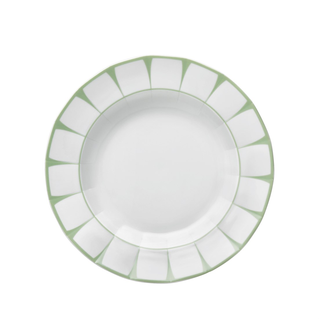 FURSTENBERG Çukur Tabak 22cm GRECQUE VERT MENTHE