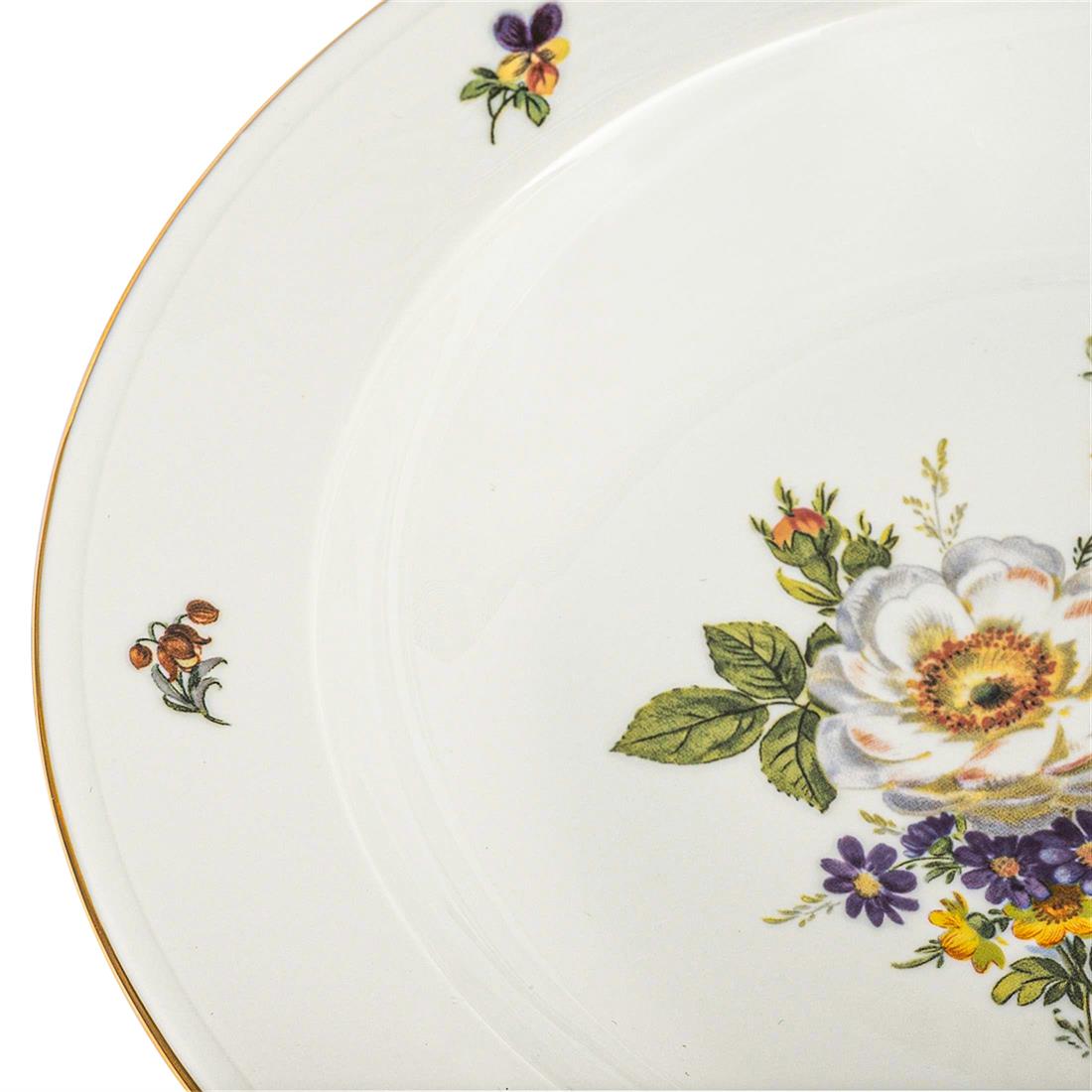 FURSTENBERG Deep Plate 23,3cm LOWER FURSTENBERG BUNTE BLUME