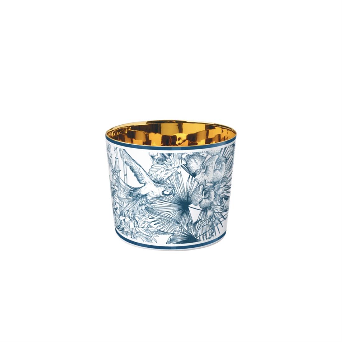 FURSTENBERG Kupa, Bardak 300 ml PARAİOSO BLUE-MONKEY TEMPTATION SIP OF GOLD