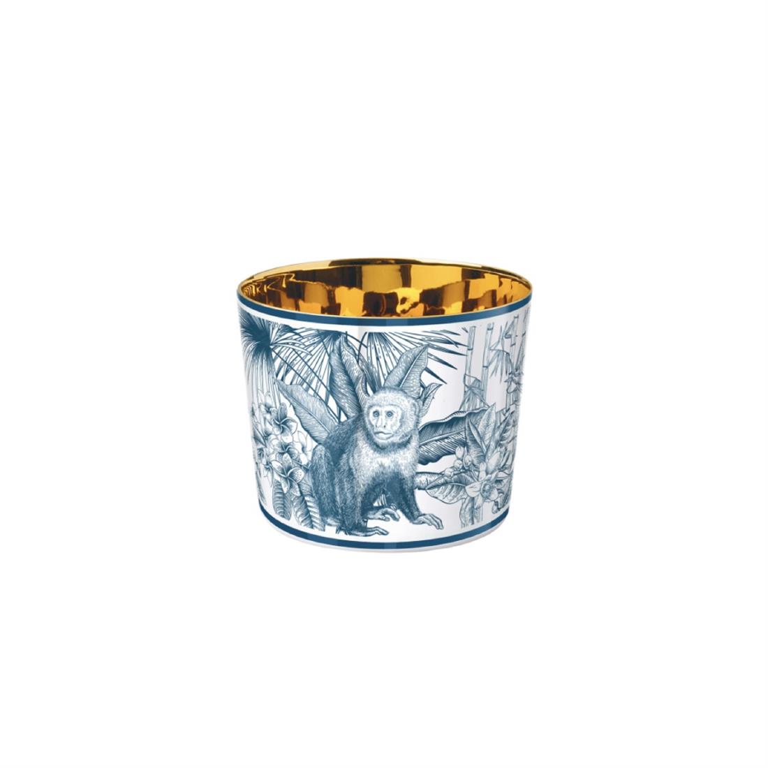 FURSTENBERG Kupa, Bardak 300 ml PARAİOSO BLUE-MONKEY TEMPTATION SIP OF GOLD