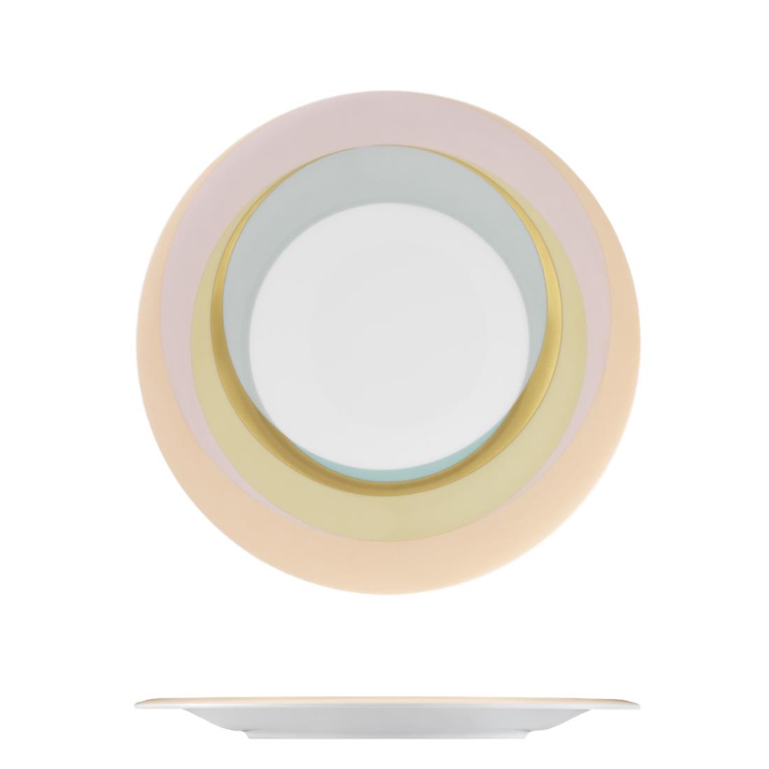 FURSTENBERG Dessert Plate 22cm FLUEN SHIFTING COLORS