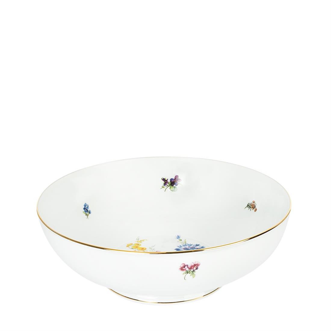 FURSTENBERG Salata Kasesi 22,7cm ALT FURSTENBERG BUNTE BLUME