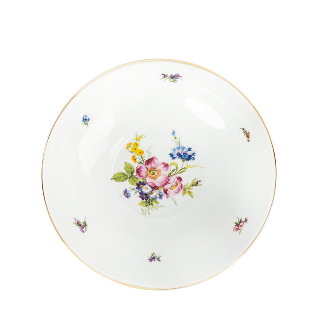 FURSTENBERG Salata Kasesi 22,7cm ALT FURSTENBERG BUNTE BLUME