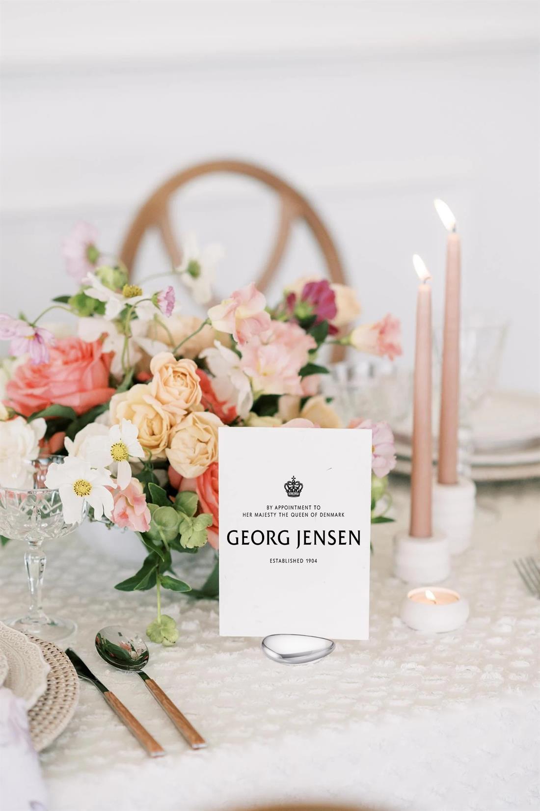 Georg Jensen Masa Kart Tutucu