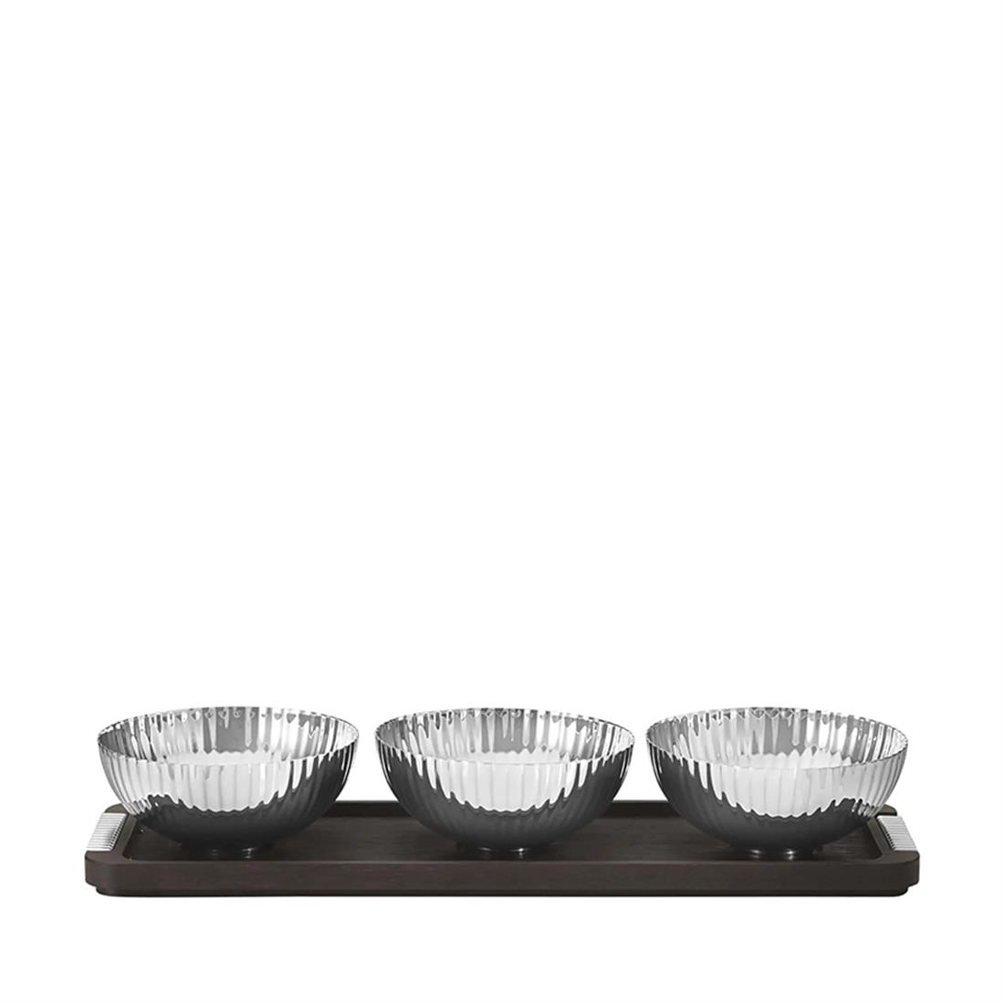 Georg Jensen Üçlü Kase Seti  BERNADOTTE