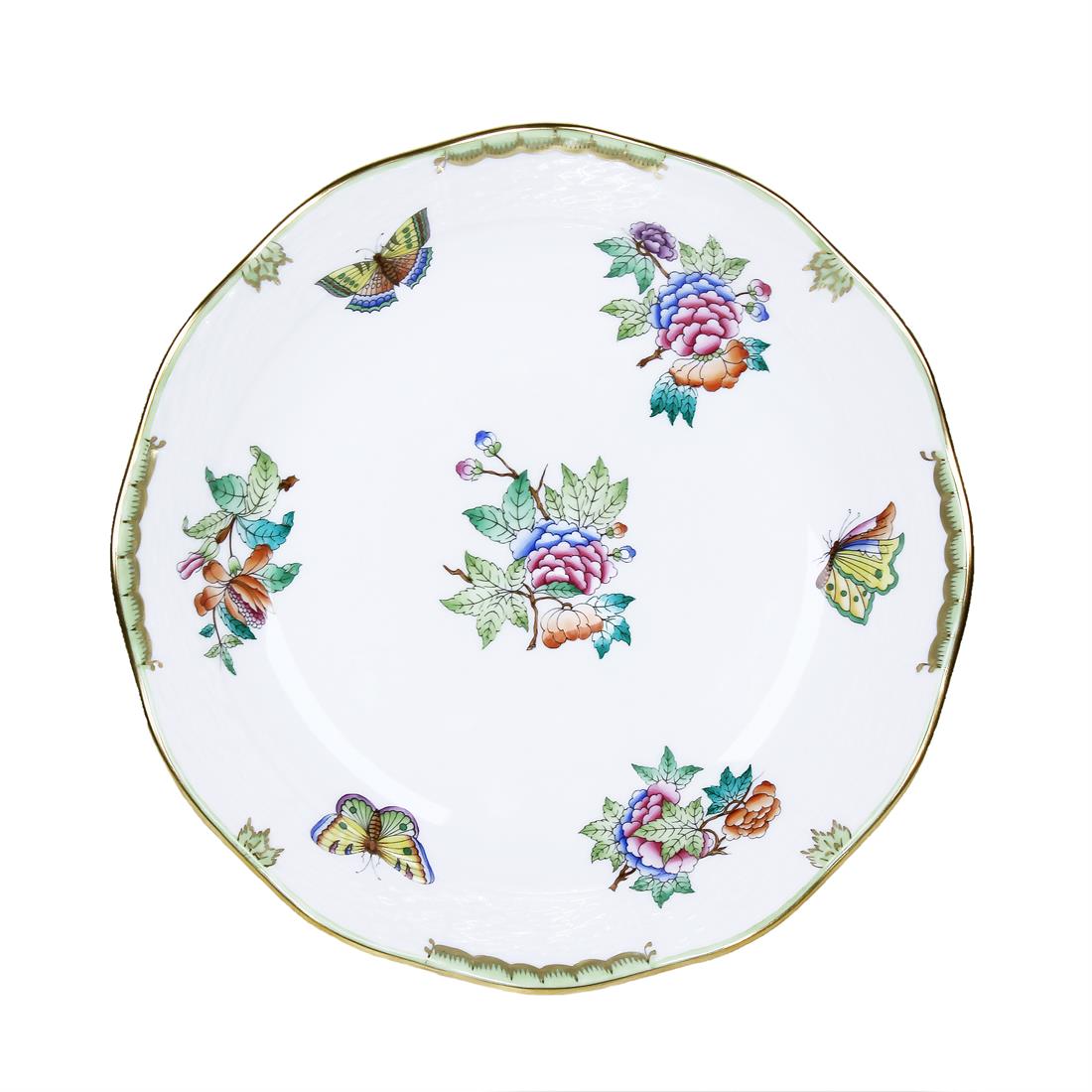 HEREND 25cm Salata Kasesi Queen Victoria Az Desenli