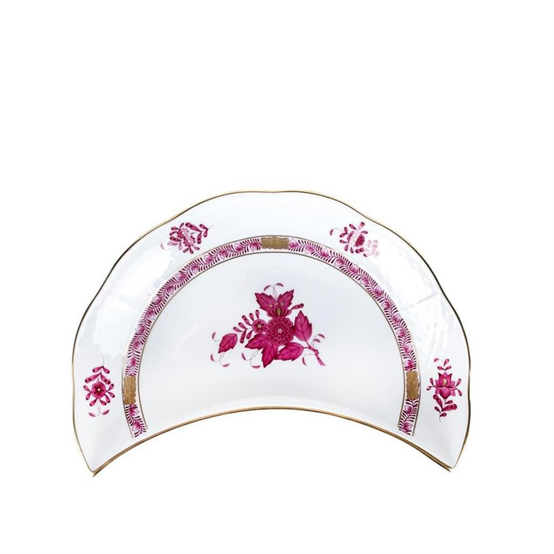 HEREND Moon Plate 20.5 cm Apponyi Pink