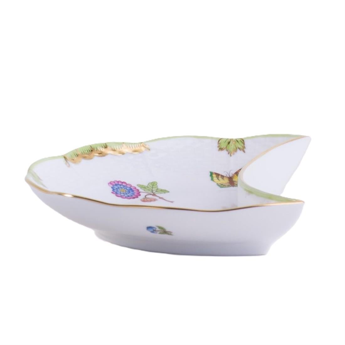 HEREND Ay Tabağı 20,5cm Queen Victoria Az Desenli