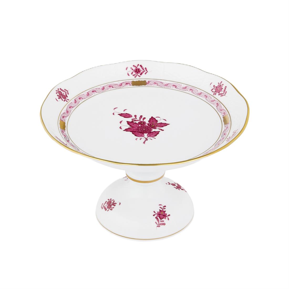 HEREND Ayaklı Servislik 24cm Apponyi Pembe