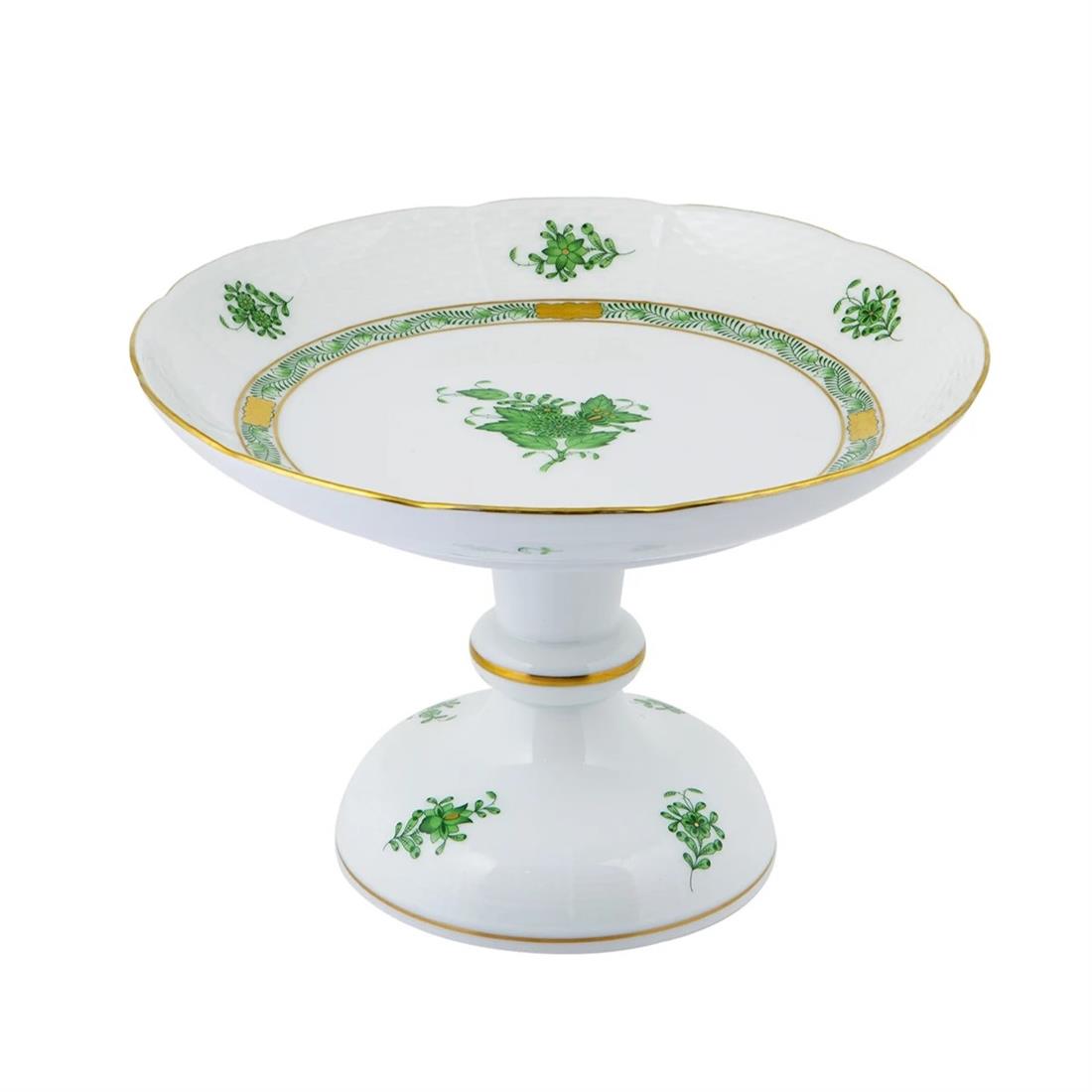 HEREND Ayaklı Servislik 24cm Apponyi Yeşil