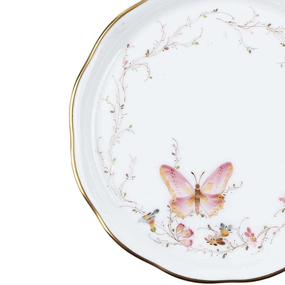 HEREND Bardak Altlığı 10cm  EDEN Fiyonklu Pembe