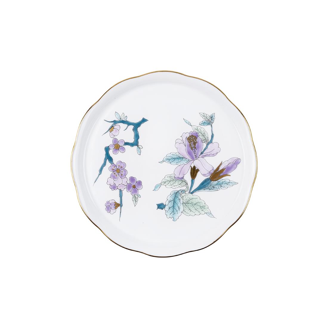 HEREND Bardak Altlığı 12cm Victoria Lila Turkuaz