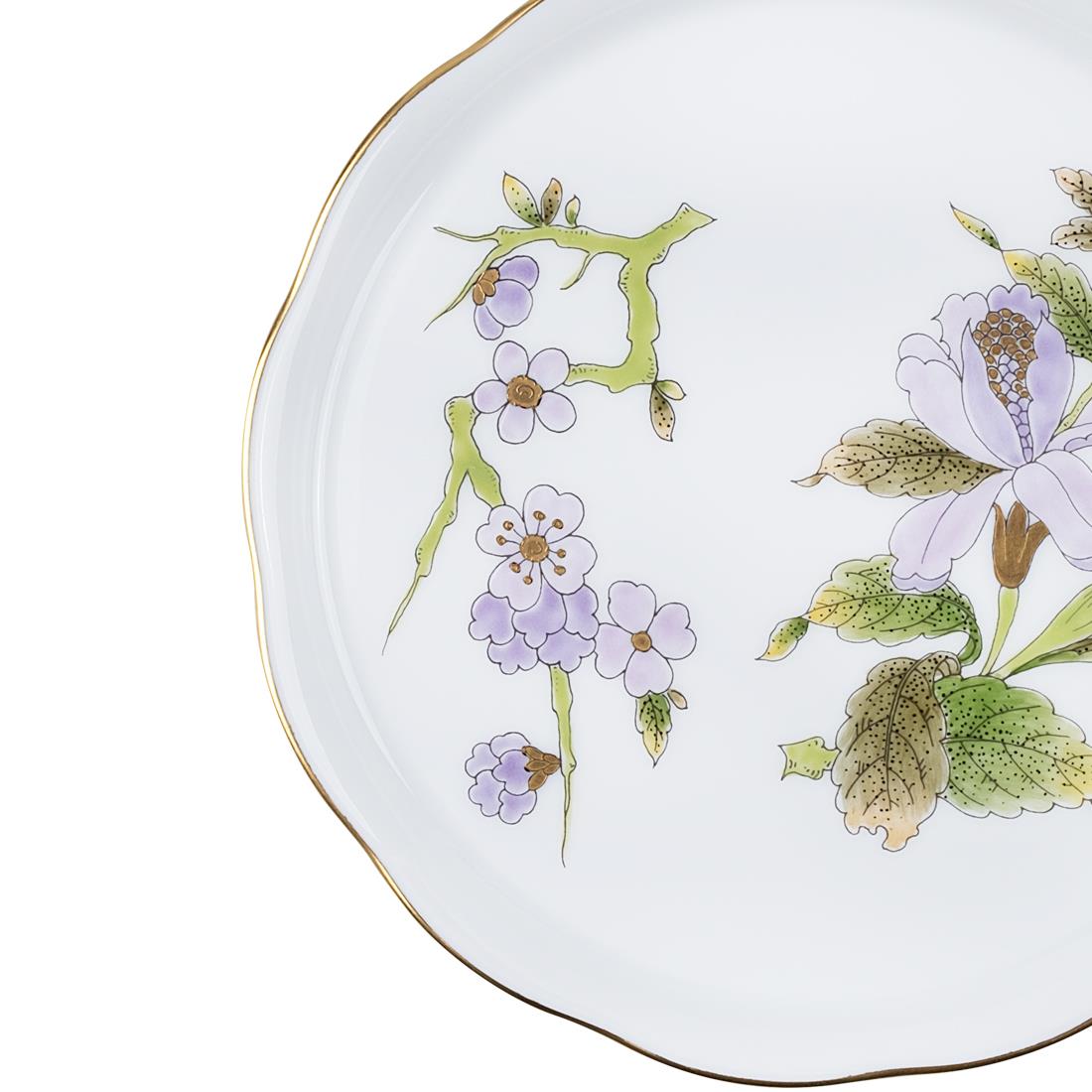 HEREND Bardak Altlığı 12cm Victoria Lila Yeşil