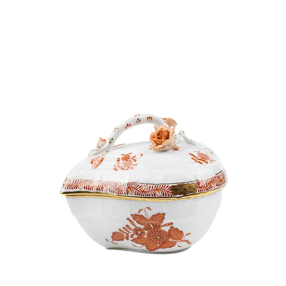 HEREND Bonboniyer 11,5cm Apponyi Turuncu