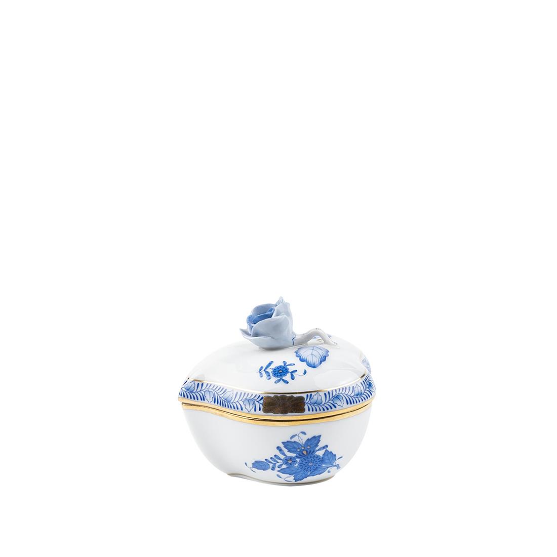 HEREND Bonboniyer 7,5cm Apponyi Mavi