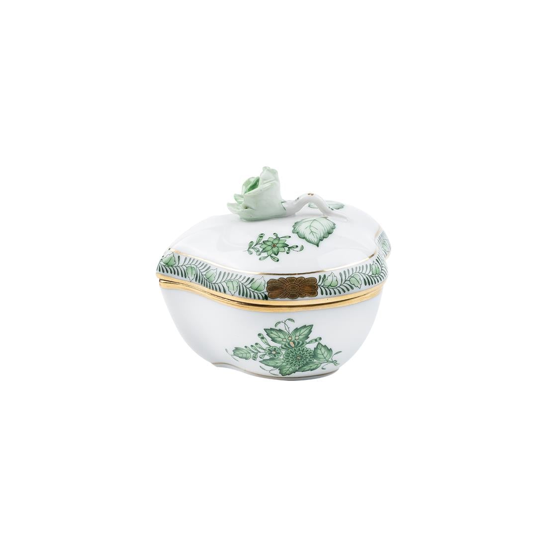 HEREND Bonboniyer 7,5cm Apponyi Yeşil