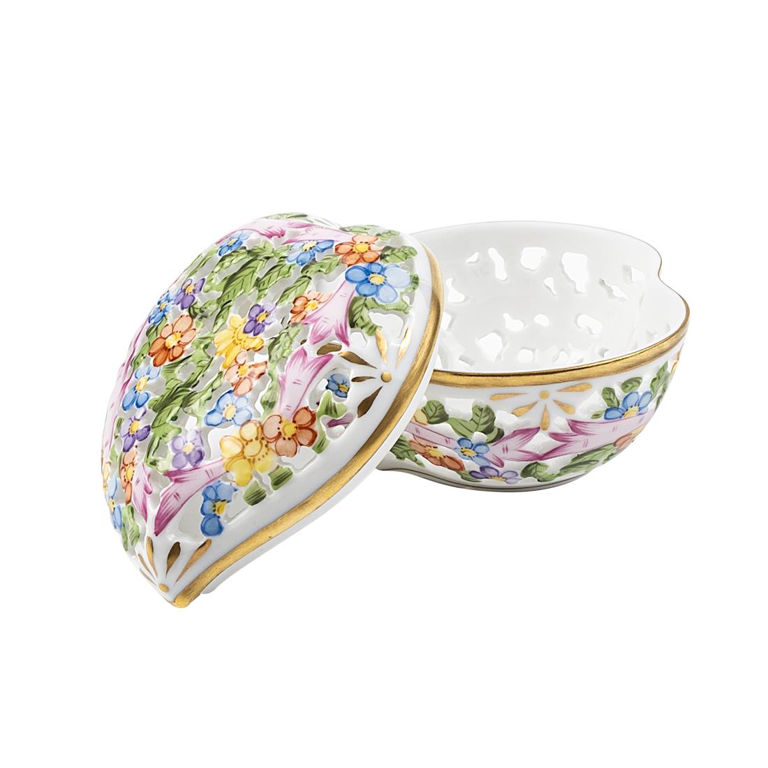 HEREND Bonboniyer 7cm C Renkli Yeşil