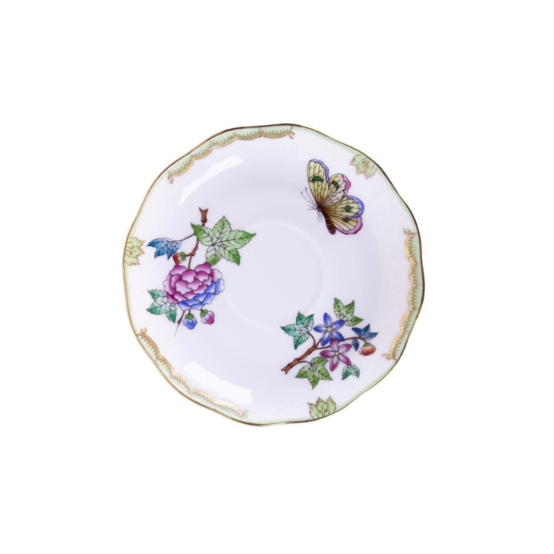 HEREND Çay Fincanı & Tabağı 200ml Queen Victoria Az Desenli