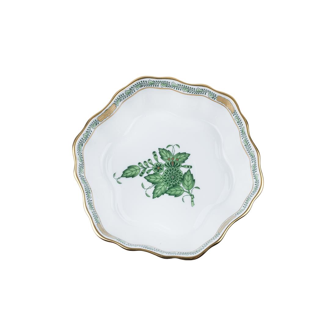 HEREND Çiçek Servislik Küçük 12,5cm Apponyi Yeşil