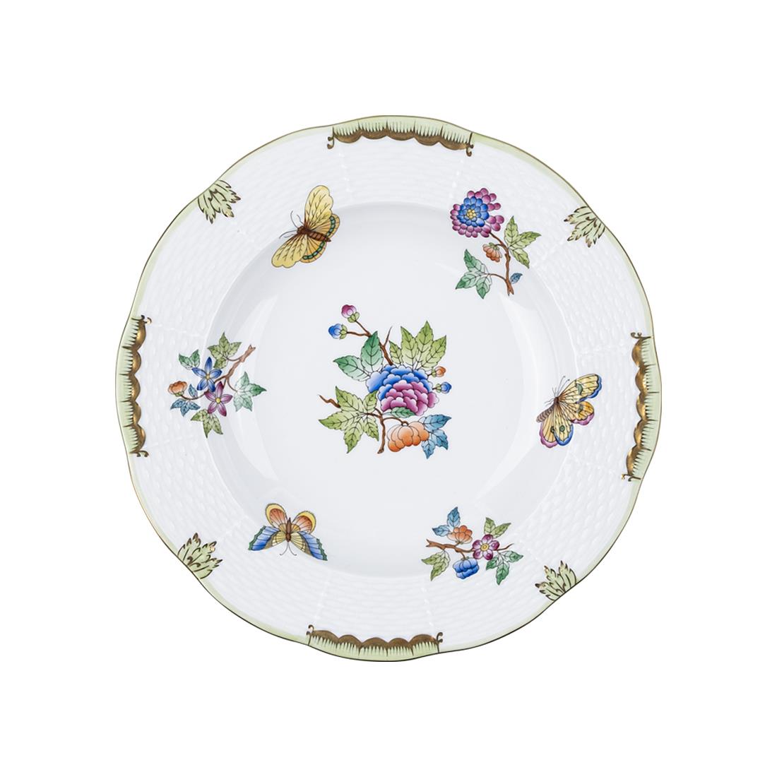 HEREND Çukur Tabağı 23,5cm Queen Victoria Az Desenli
